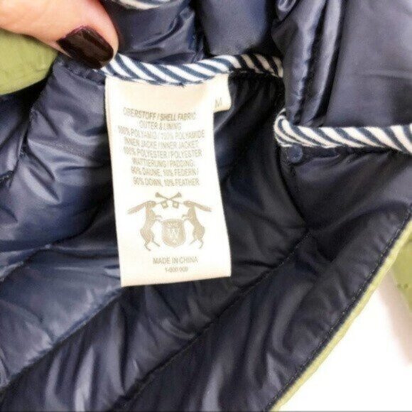 Witty Knitters | Green Long Sleeves Puffer Jacket Size Medium - Picture 6 of 8